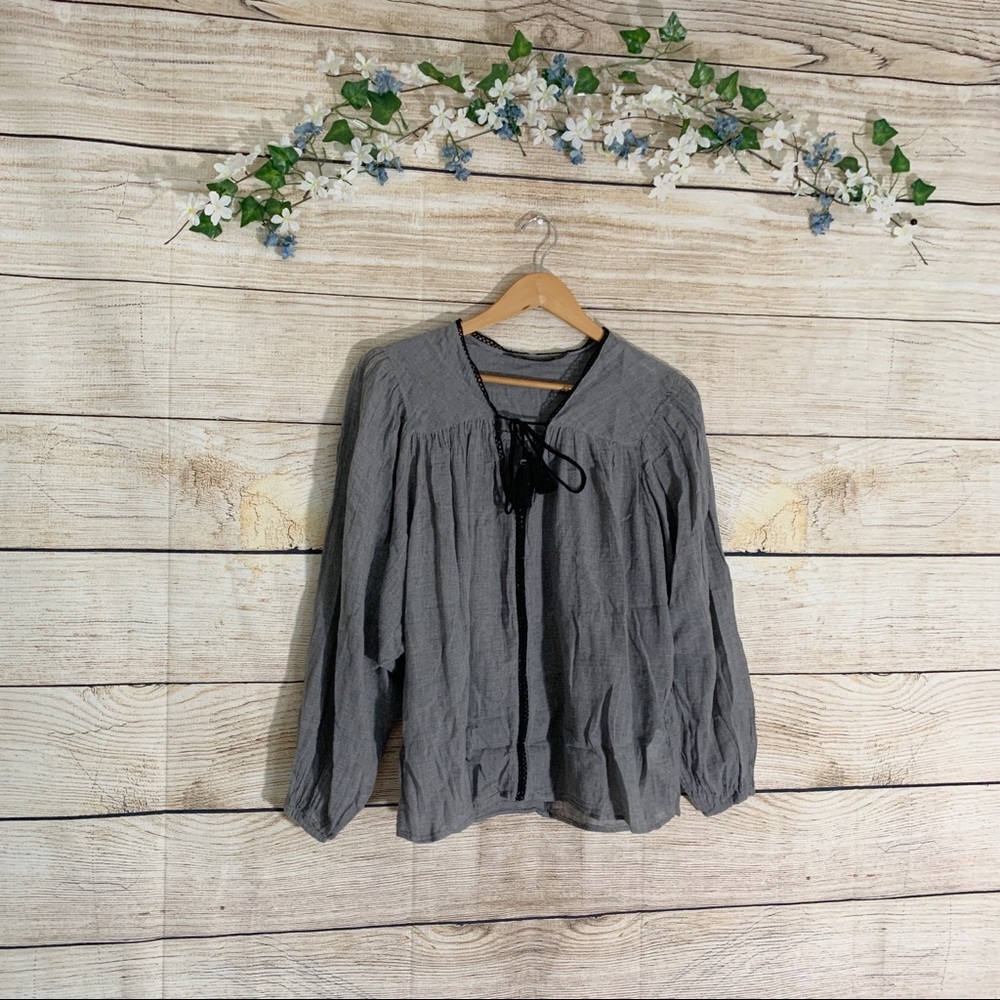 Zara Long Sleeve Blouse